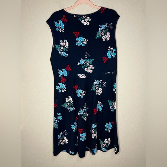 ponte knit a line dress Cecelia Ponte Knit Dress in Navy